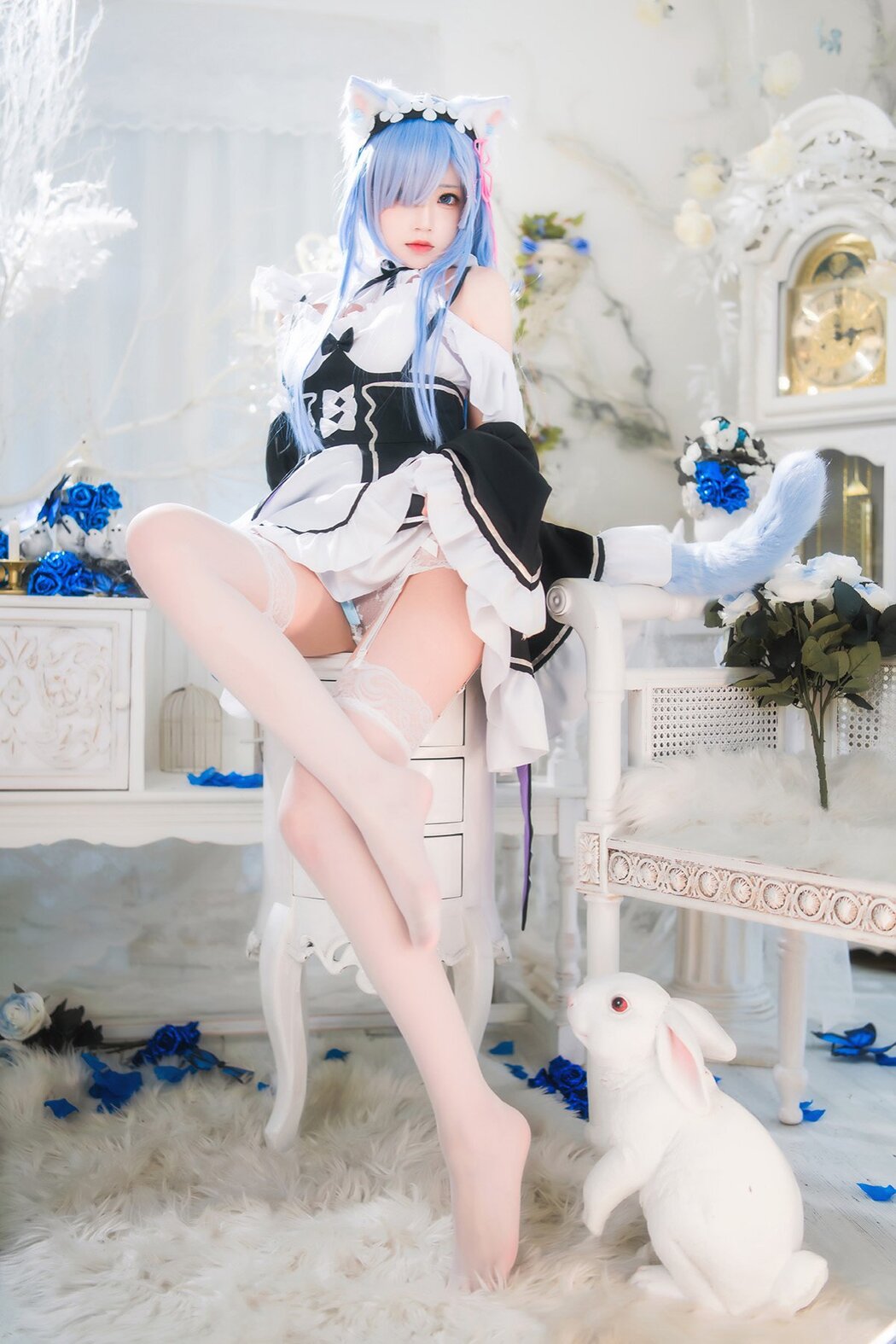 Coser@桜桃喵 Vol.125 长发蕾姆01 Cover Photo