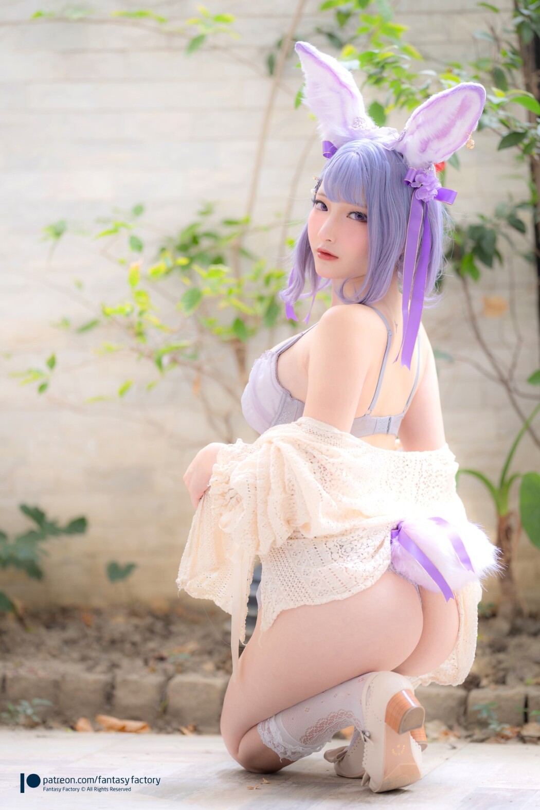 Coser@Fantasy Factory 小丁 – Purple Bunny