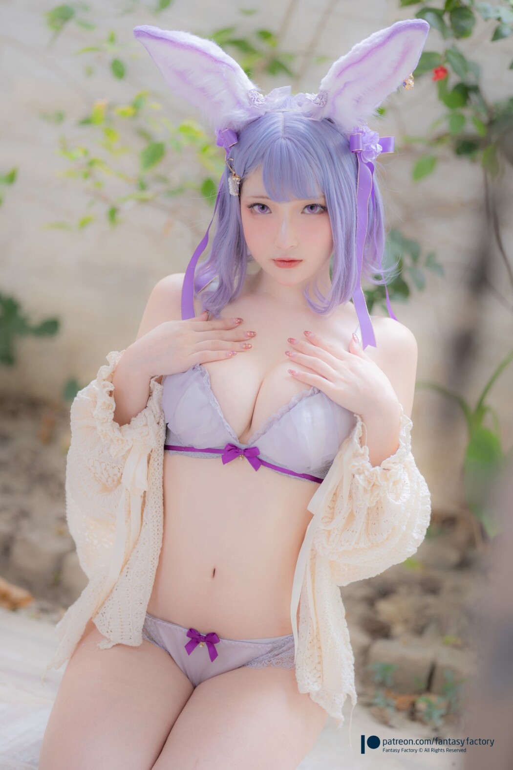 Coser@Fantasy Factory 小丁 – Purple Bunny