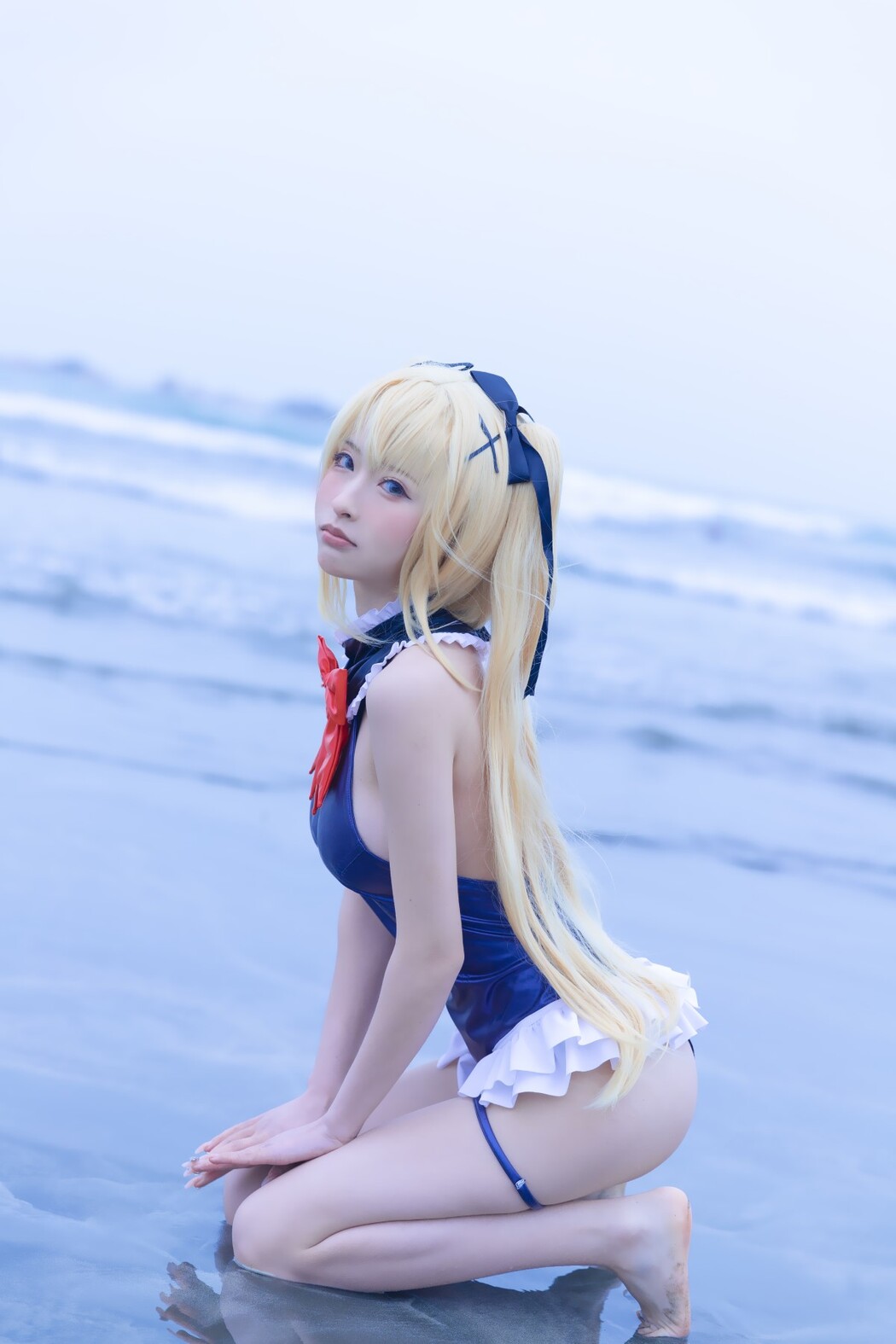 Coser@清水由乃 Vol.024 玛丽萝丝 蓝色泳衣