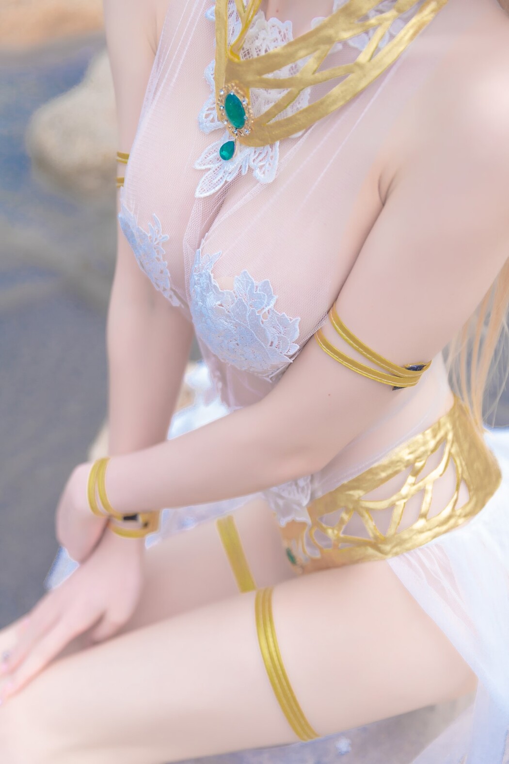 Coser@清水由乃 Vol.023 玛丽萝丝 白色泳衣