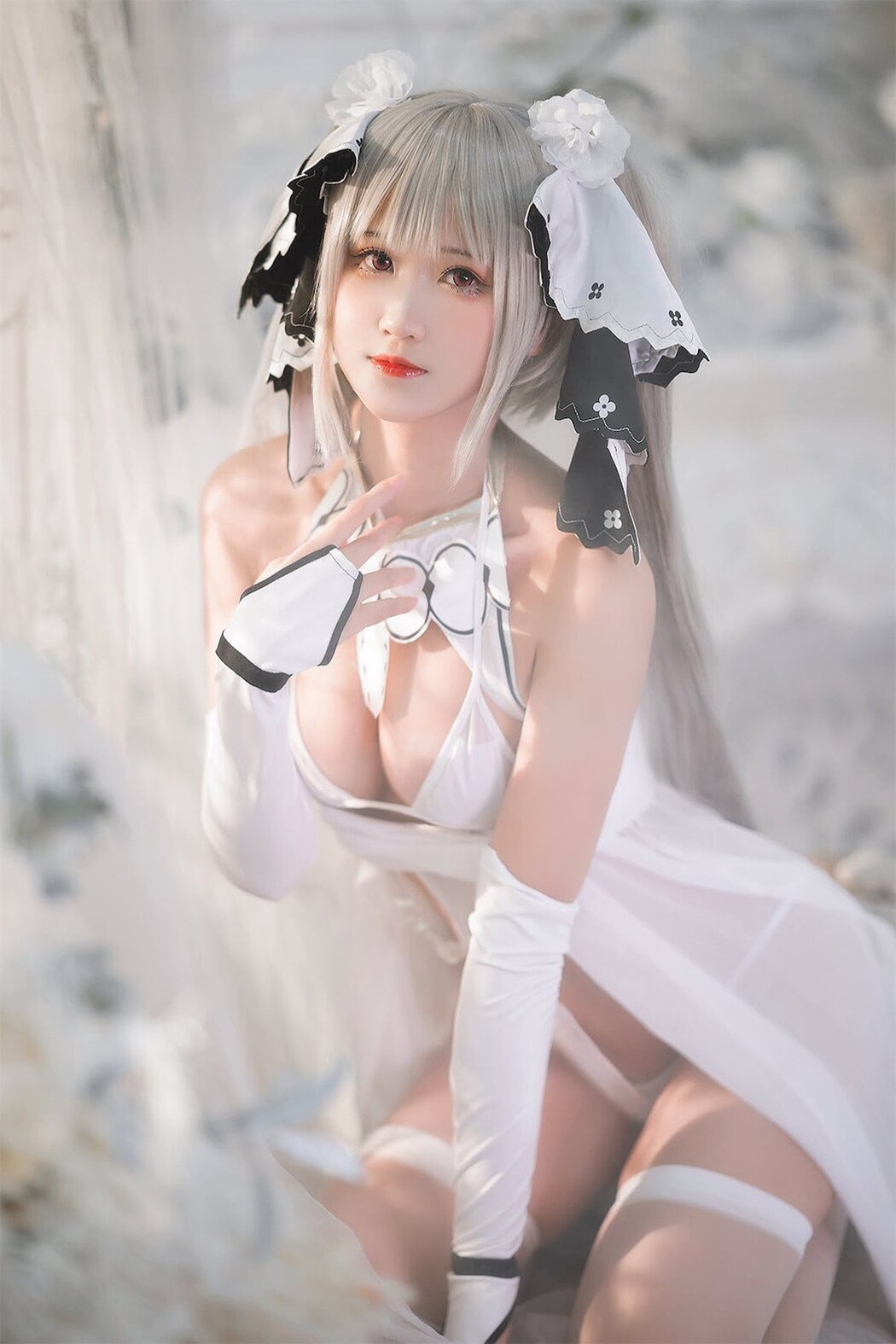 Coser@三度_69 Vol.053 可畏白纱 Cover Photo