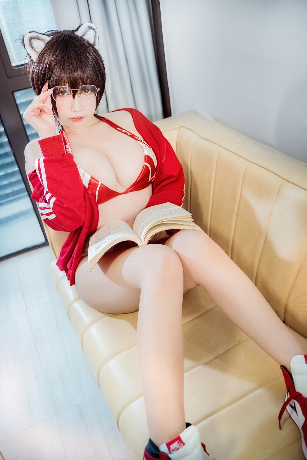 Coser@贞子蜜桃 Vol.013 碧蓝档案 春日椿 Cover Photo