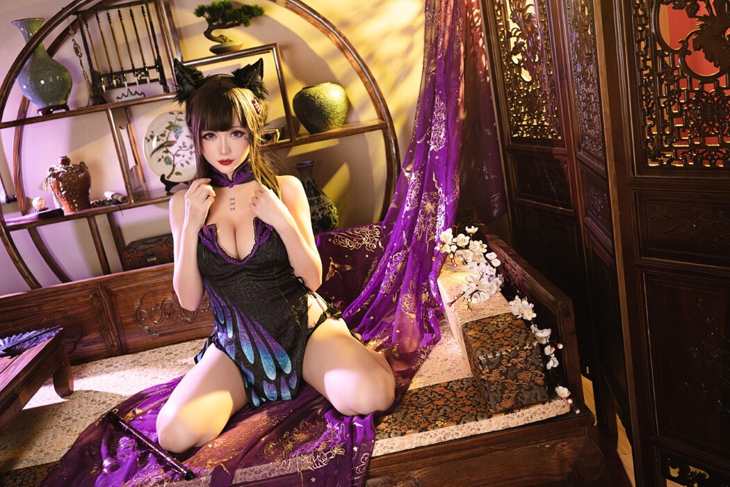 Coser@星之迟迟 Vol.124 蝴蝶旗袍