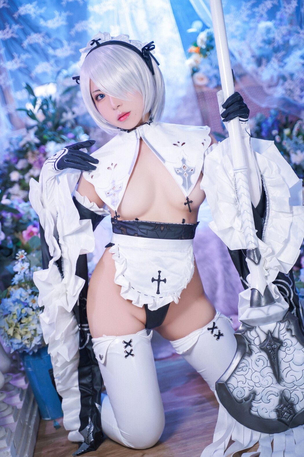 Coser@佚名 Vol.004 2B女仆