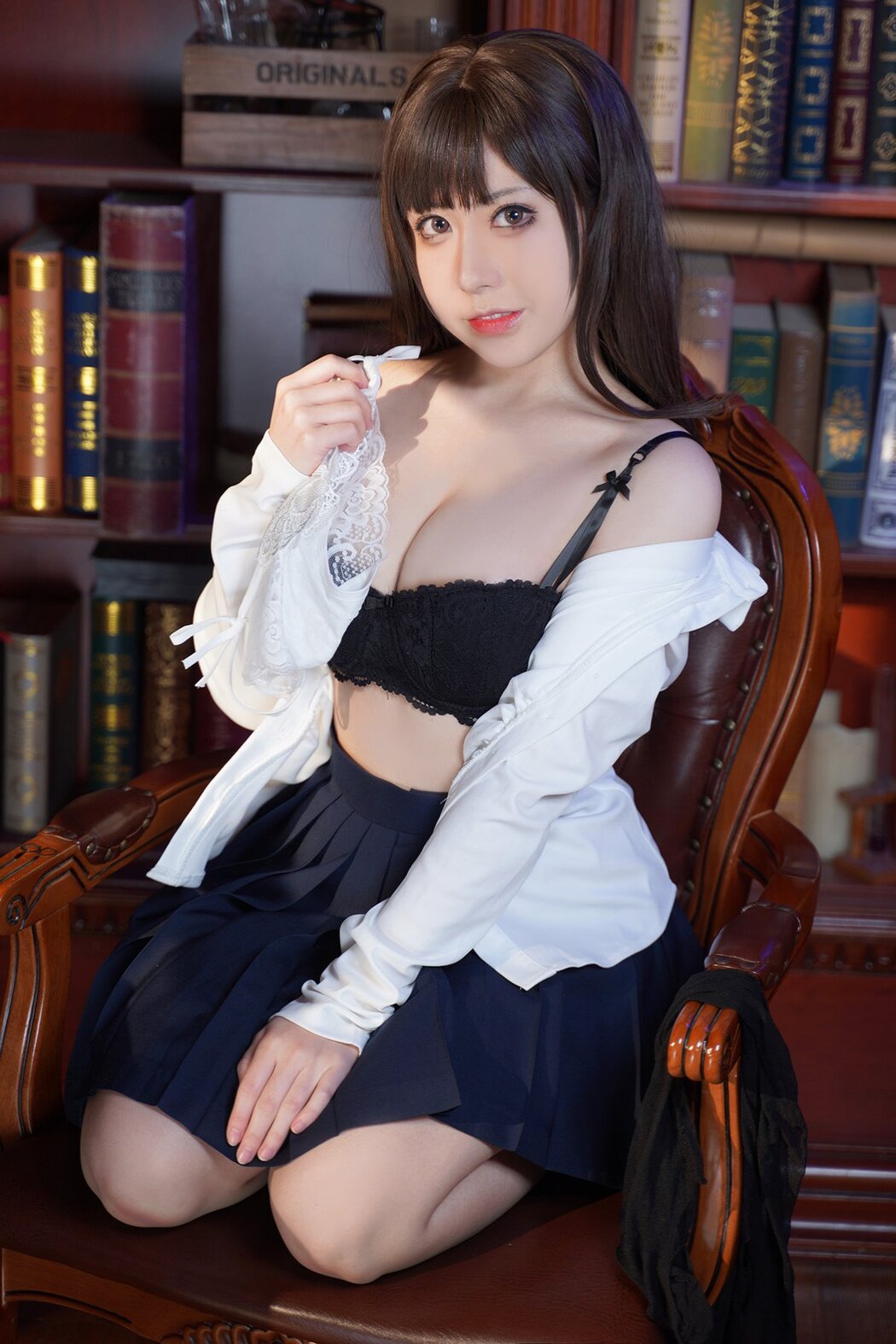 Coser@虎森森 Vol.005 书房姐姐 Cover Photo