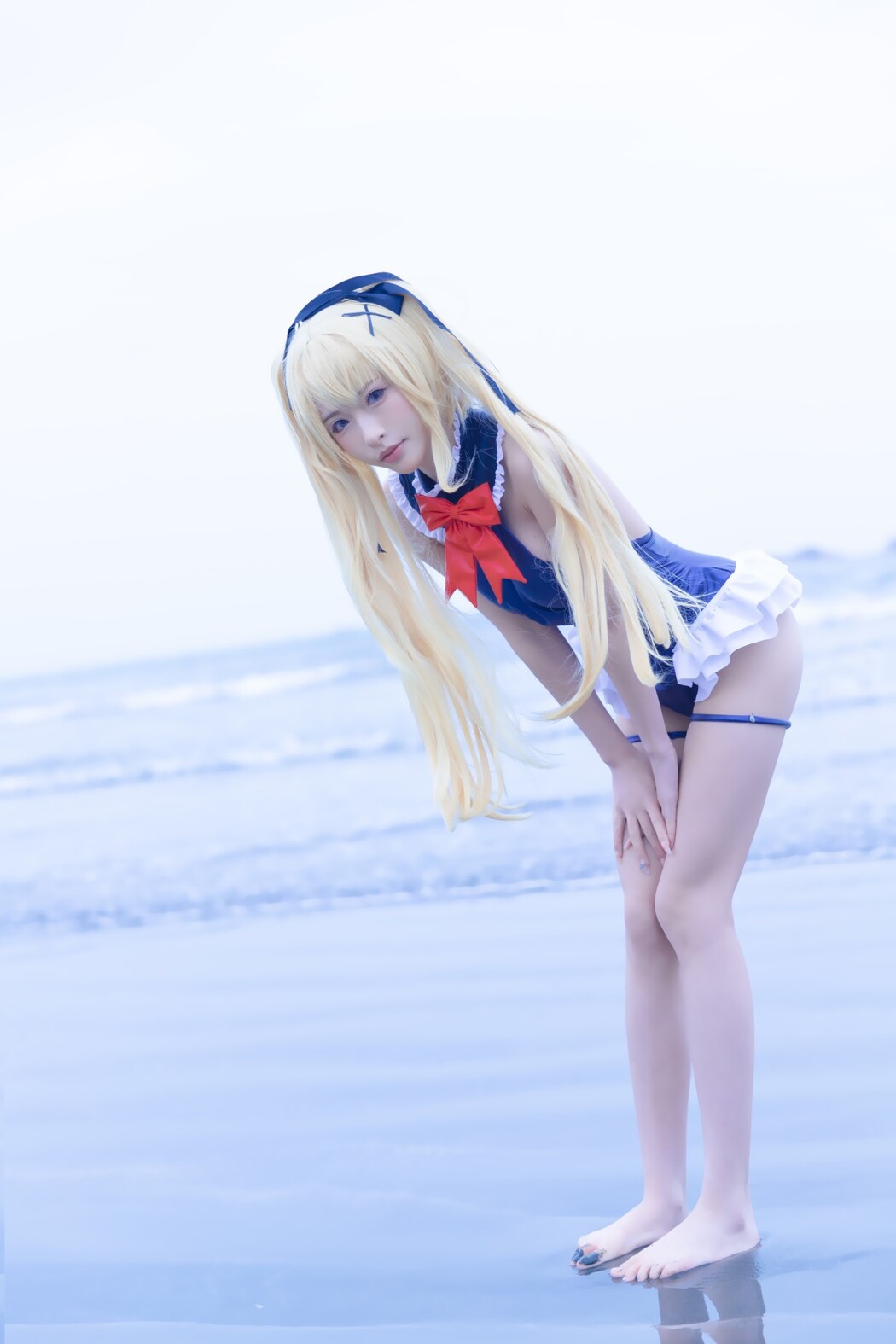 Coser@清水由乃 Vol.024 玛丽萝丝 蓝色泳衣