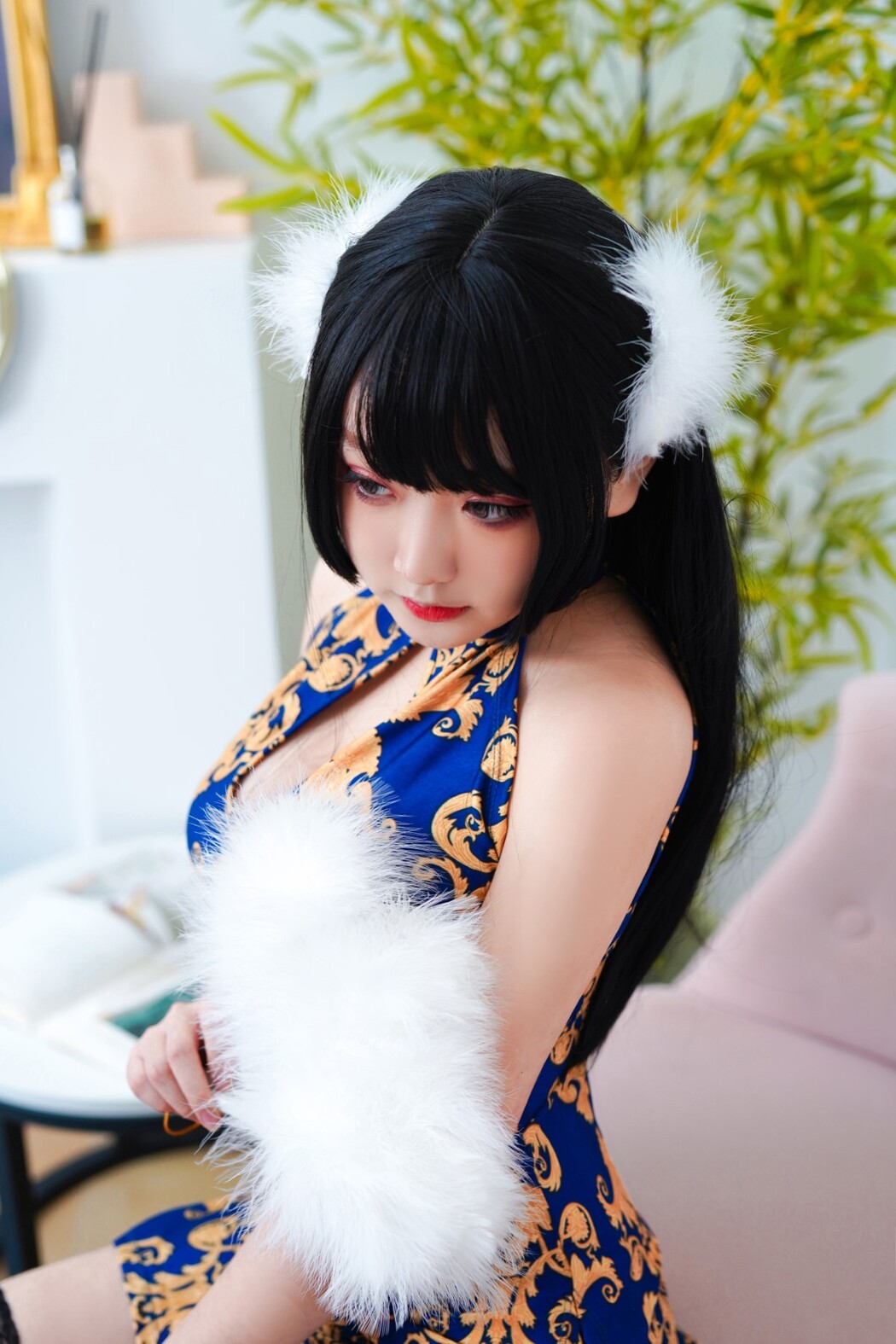 Coser@恩田直幸 Vol.020 蓝色旗袍