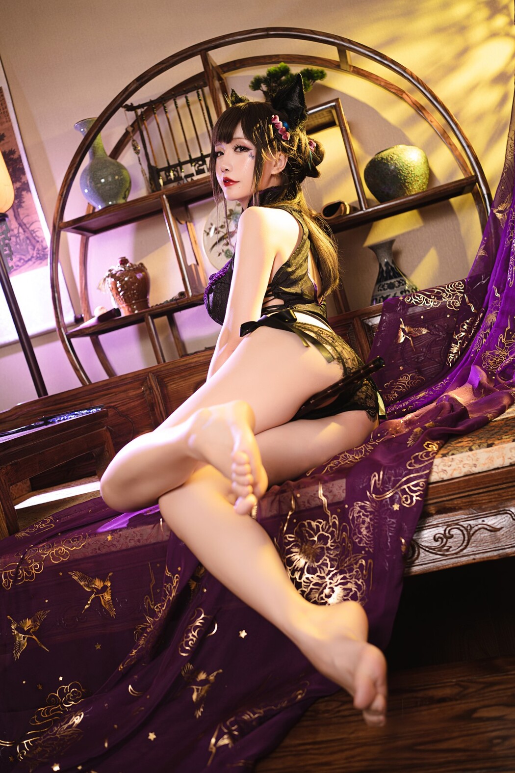 Coser@星之迟迟 Vol.124 蝴蝶旗袍