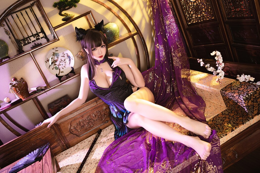 Coser@星之迟迟 Vol.124 蝴蝶旗袍