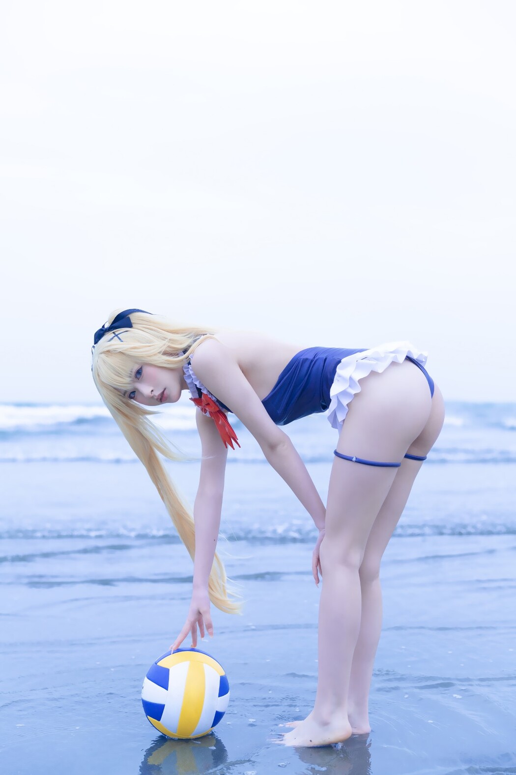 Coser@清水由乃 Vol.024 玛丽萝丝 蓝色泳衣