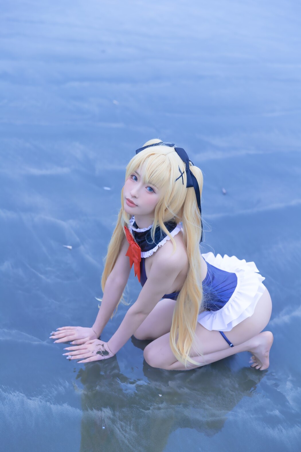 Coser@清水由乃 Vol.024 玛丽萝丝 蓝色泳衣