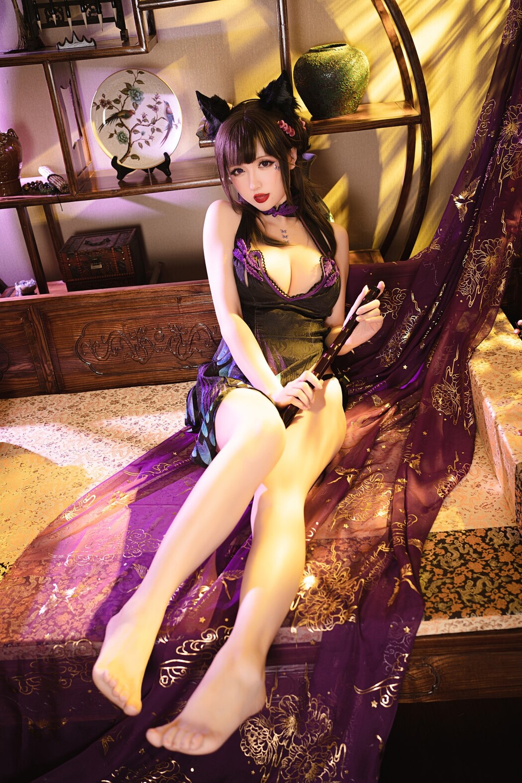 Coser@星之迟迟 Vol.124 蝴蝶旗袍