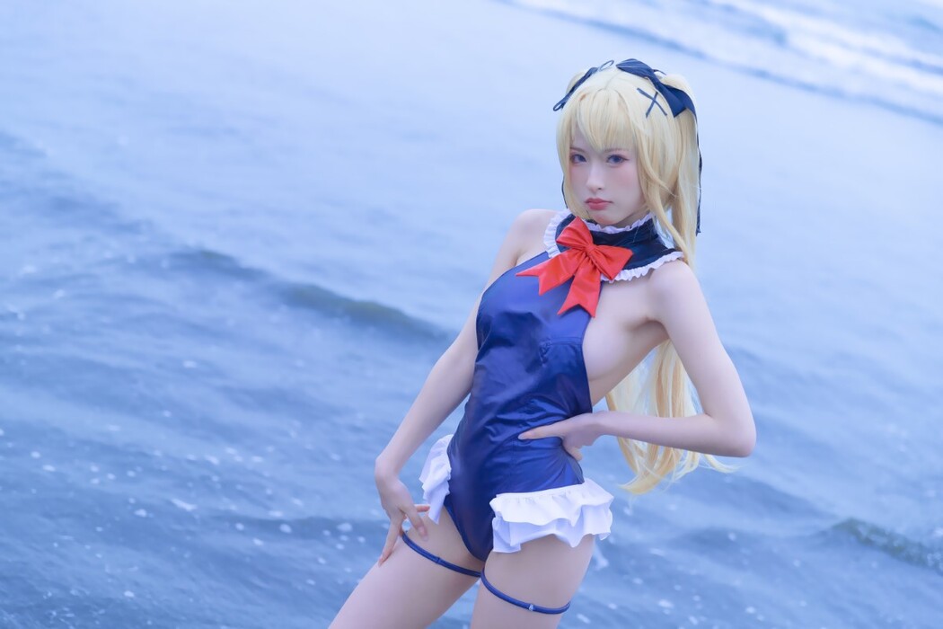 Coser@清水由乃 Vol.024 玛丽萝丝 蓝色泳衣