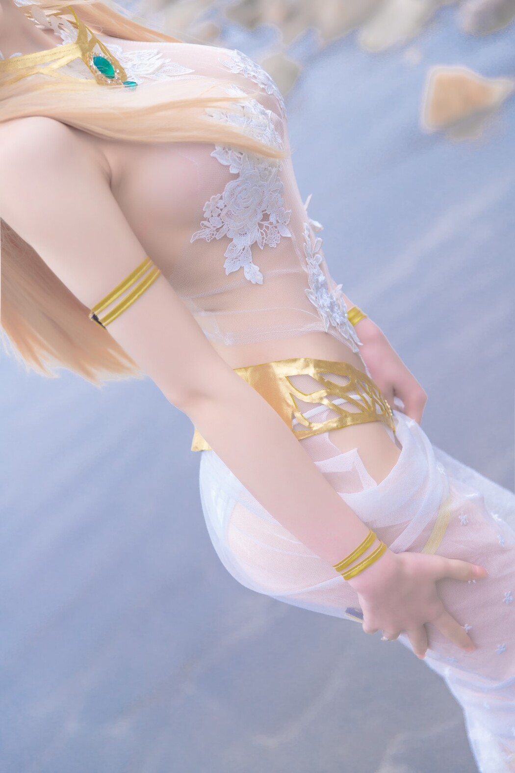 Coser@清水由乃 Vol.023 玛丽萝丝 白色泳衣