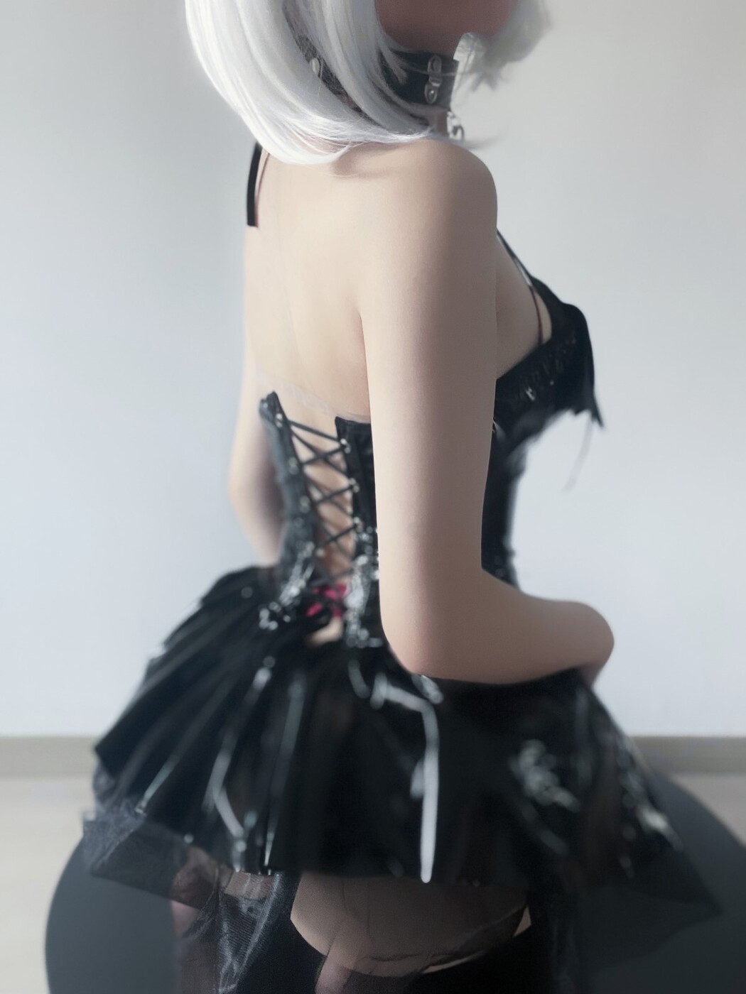 Coser@幼愛Youmeko Vol.007 吊带袜恶魔