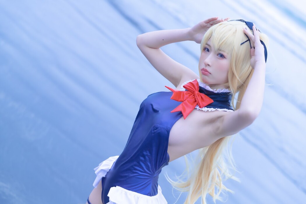 Coser@清水由乃 Vol.024 玛丽萝丝 蓝色泳衣