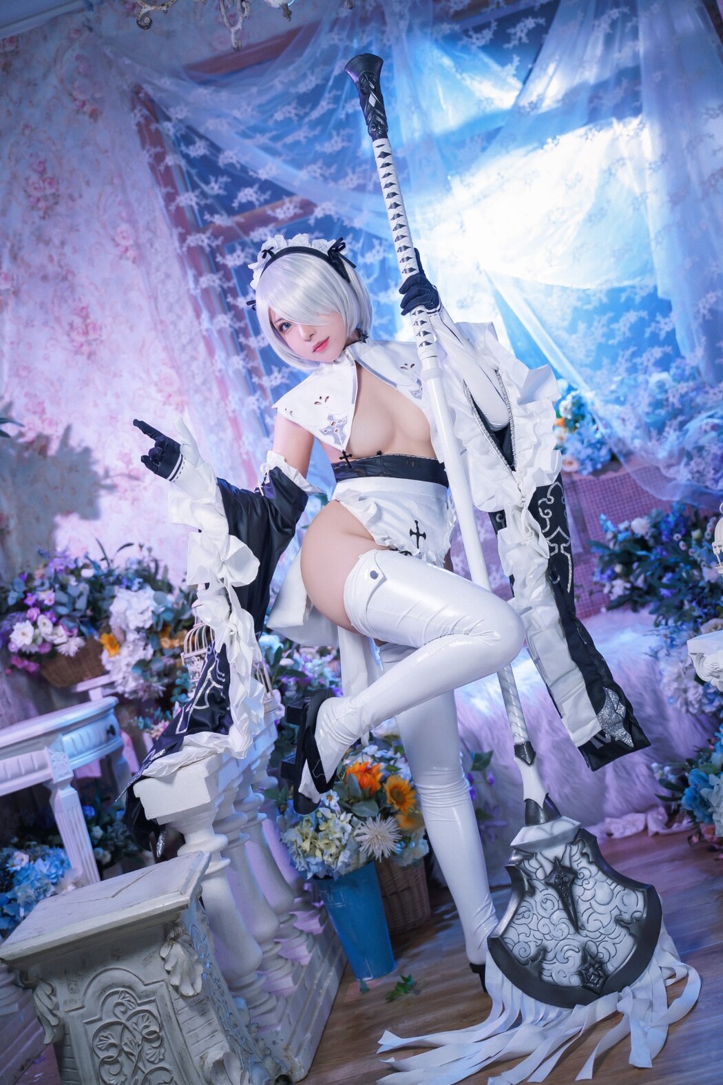 Coser@佚名 Vol.004 2B女仆