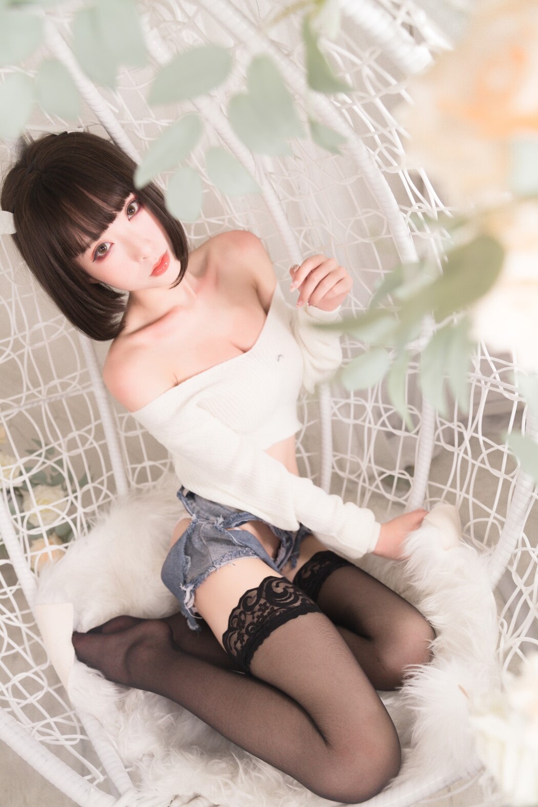 Coser@清水由乃 Vol.034 白色毛衣