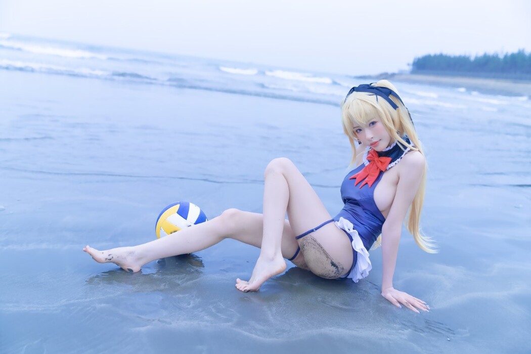 Coser@清水由乃 Vol.024 玛丽萝丝 蓝色泳衣