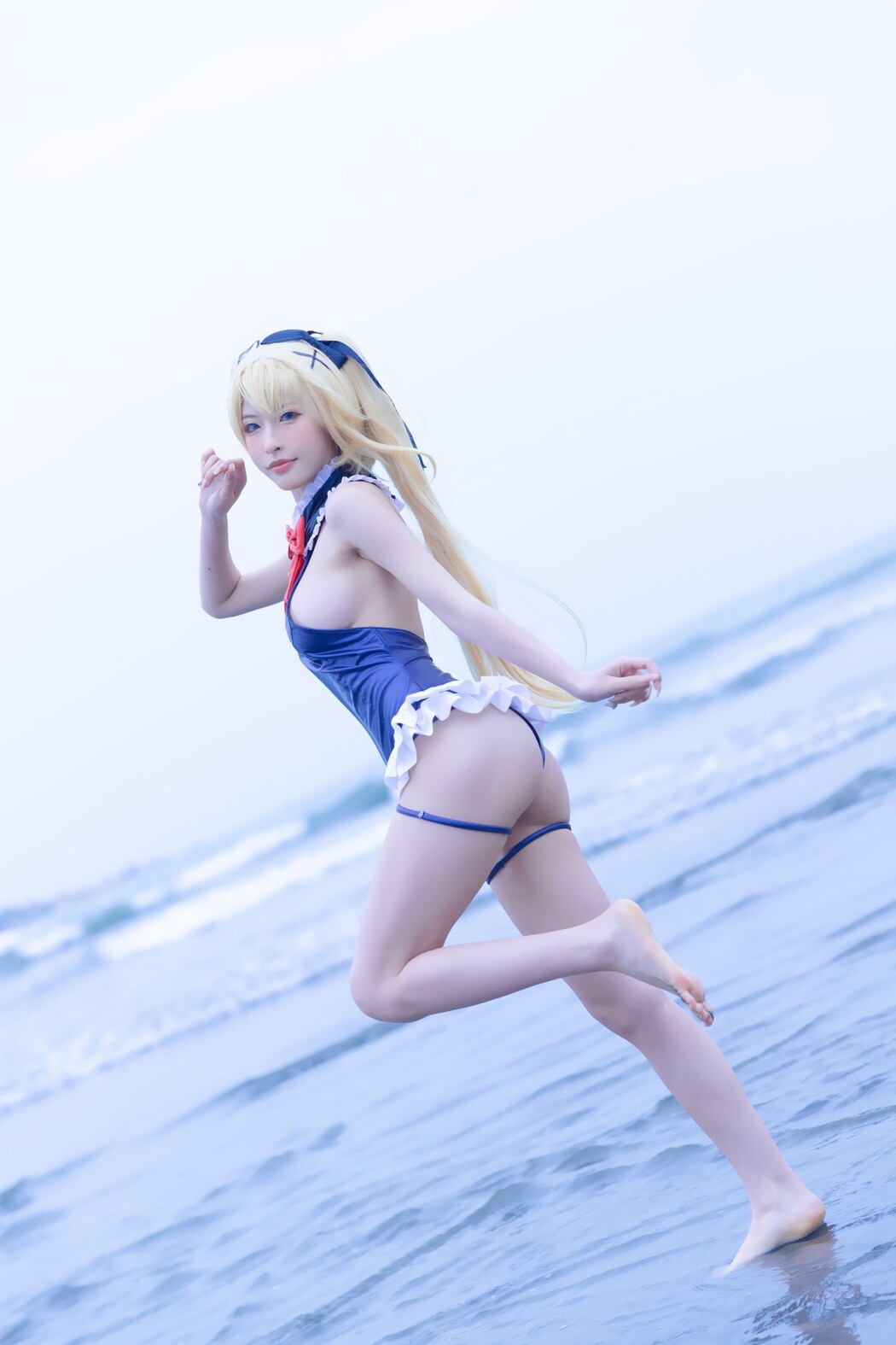 Coser@清水由乃 Vol.024 玛丽萝丝 蓝色泳衣