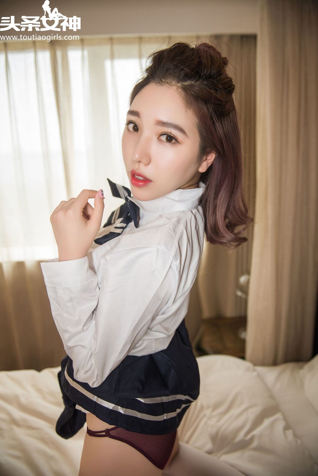 Xiao Ni/Ni Xiao Yao "Strawberry Milk Teenage School Girl" [Headline Goddess]