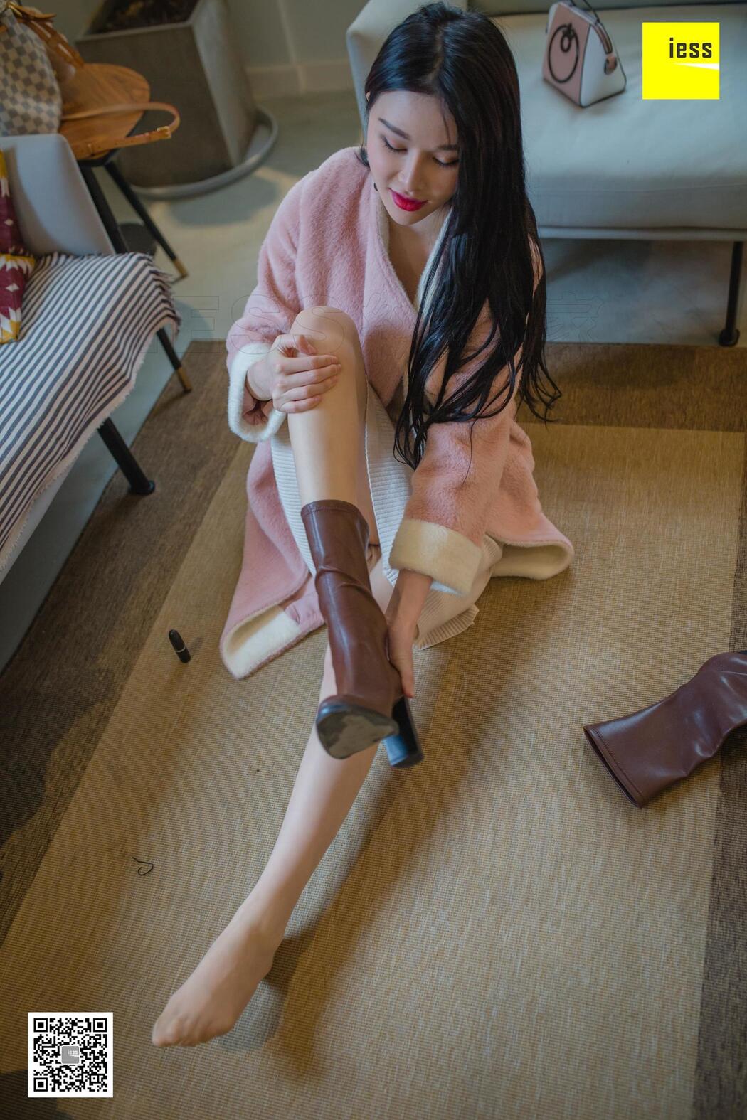 Leg Model Miao Sister "Miao Sister's Eighth Day Harvest" [异思趣向IESS] Beautiful legs in stockings