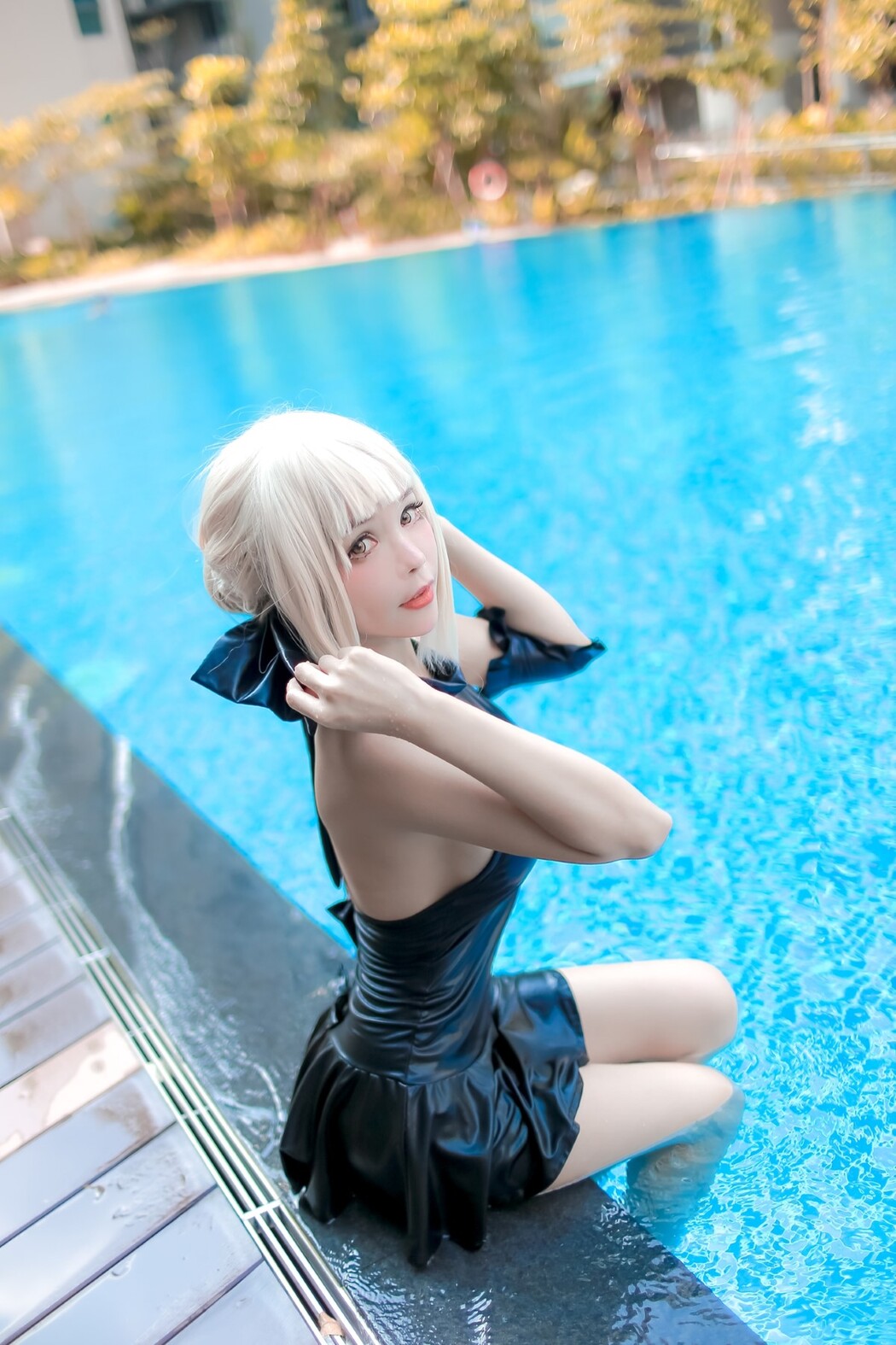 Coser@Kitkat Cosplay 9 – Saber Alter Swimsuit