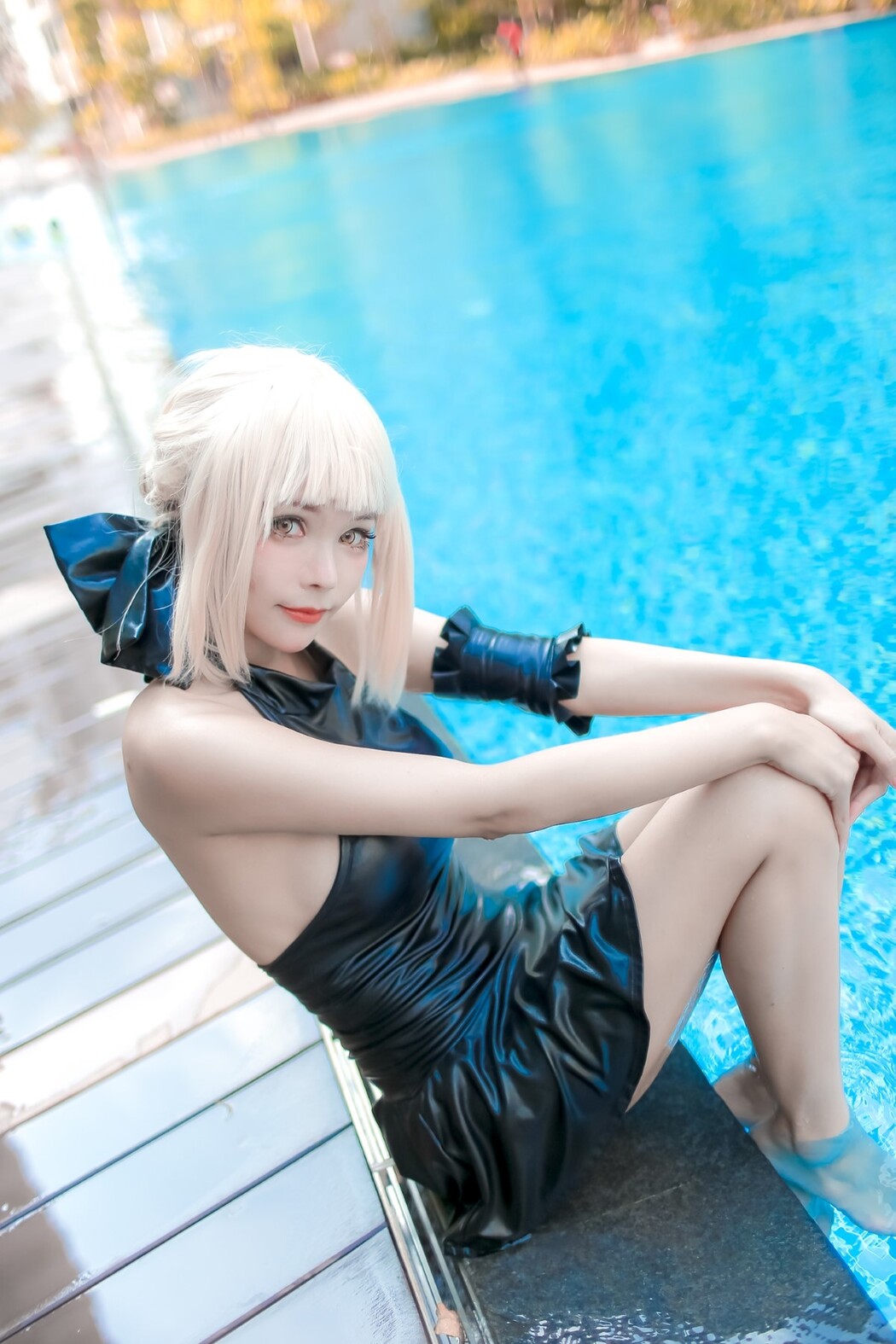 Coser@Kitkat Cosplay 9 – Saber Alter Swimsuit