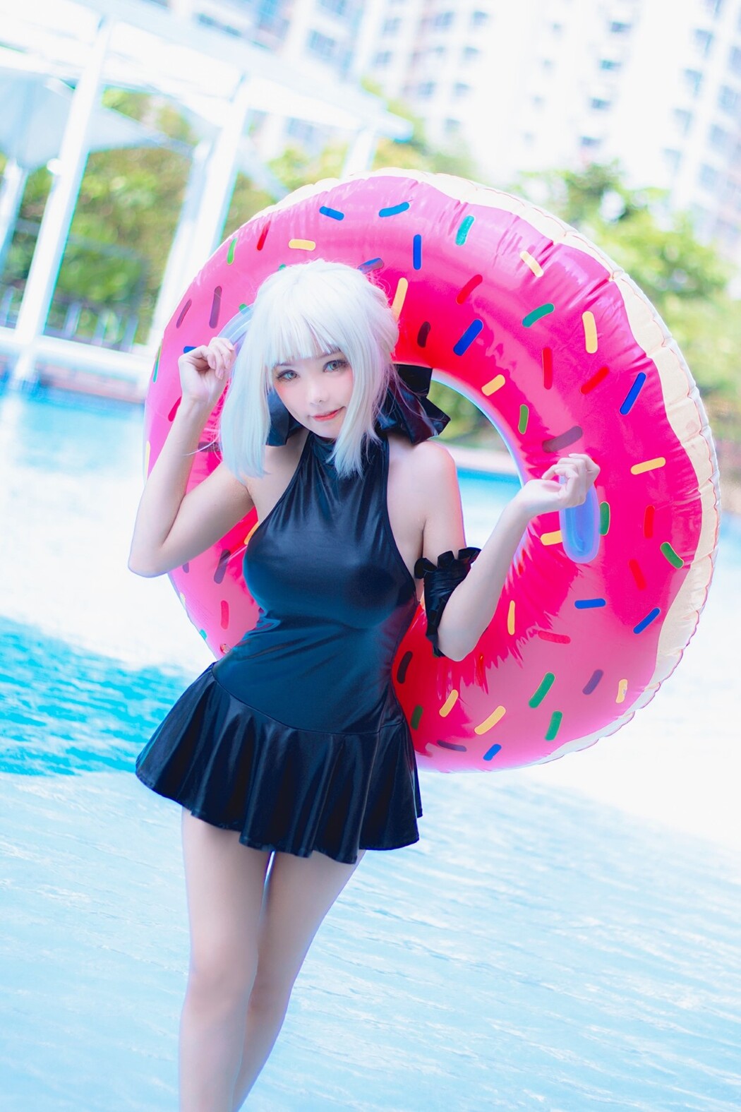 Coser@Kitkat Cosplay 9 – Saber Alter Swimsuit