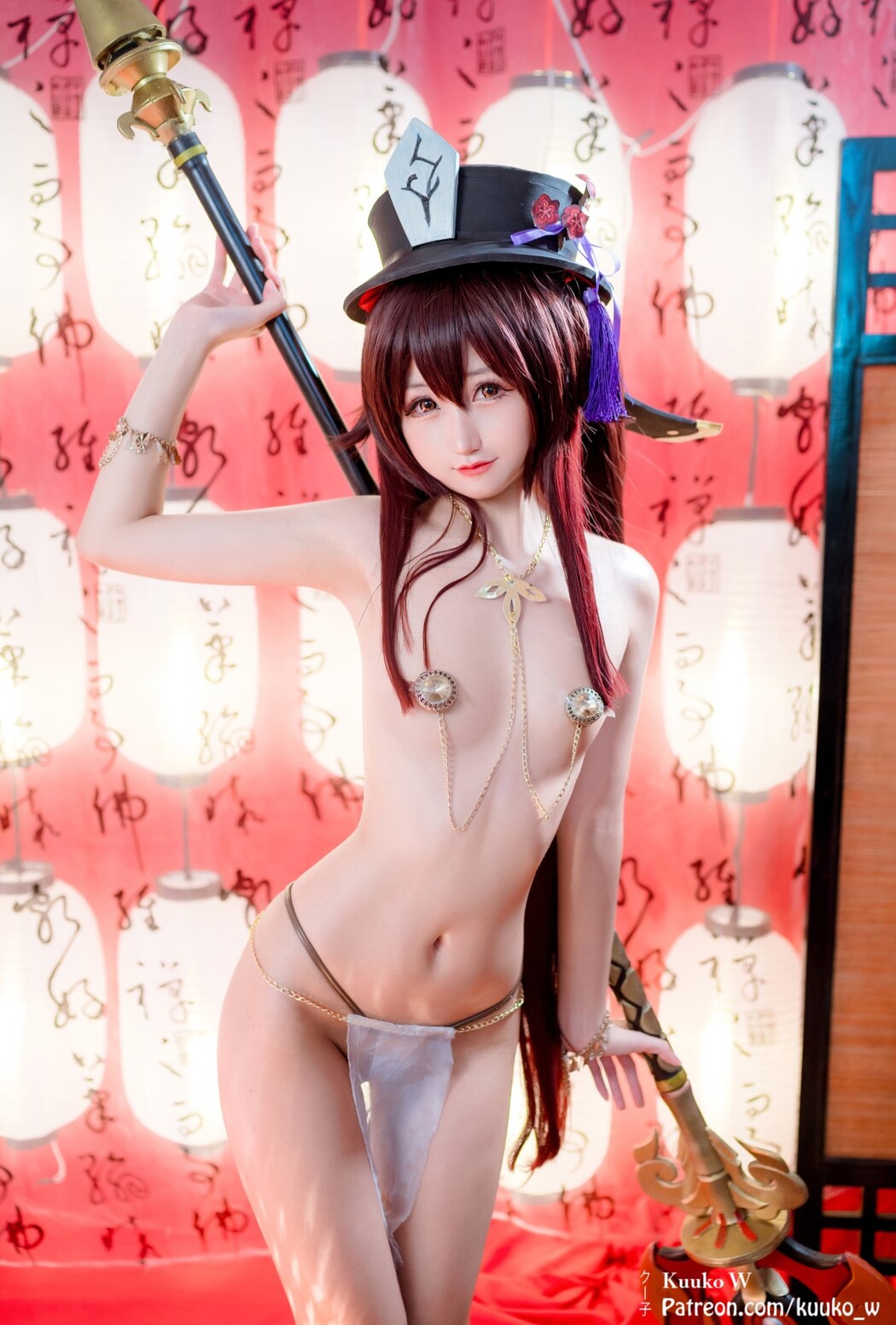 Coser@Kuuko W – Hu Tao Lingerie