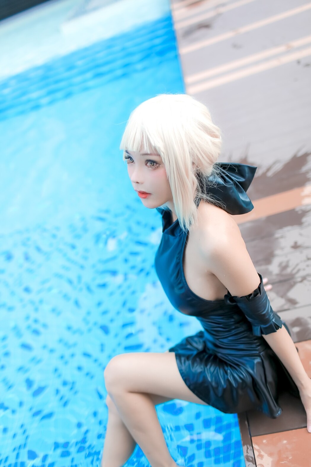 Coser@Kitkat Cosplay 9 – Saber Alter Swimsuit