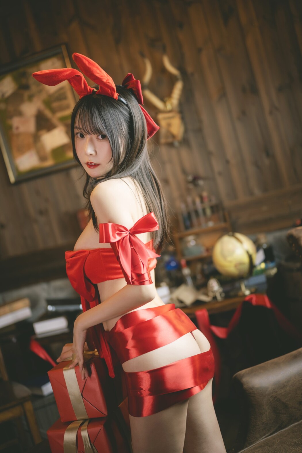 Coser@香草喵露露 No.42 杨枝甘露 红色丝带礼物