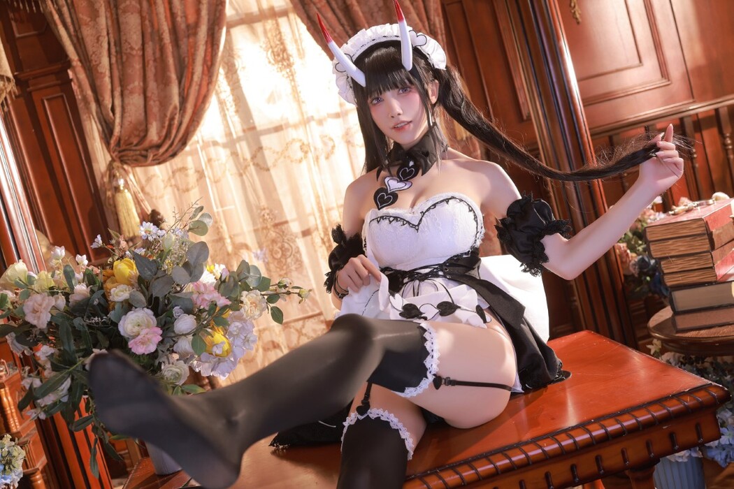 Coser@水淼Aqua Vol.129 AzurLane诺西罗女仆