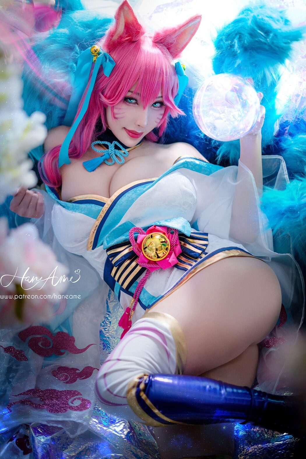 Coser@HaneAme – Spirit Blossom Ahri Cover Photo