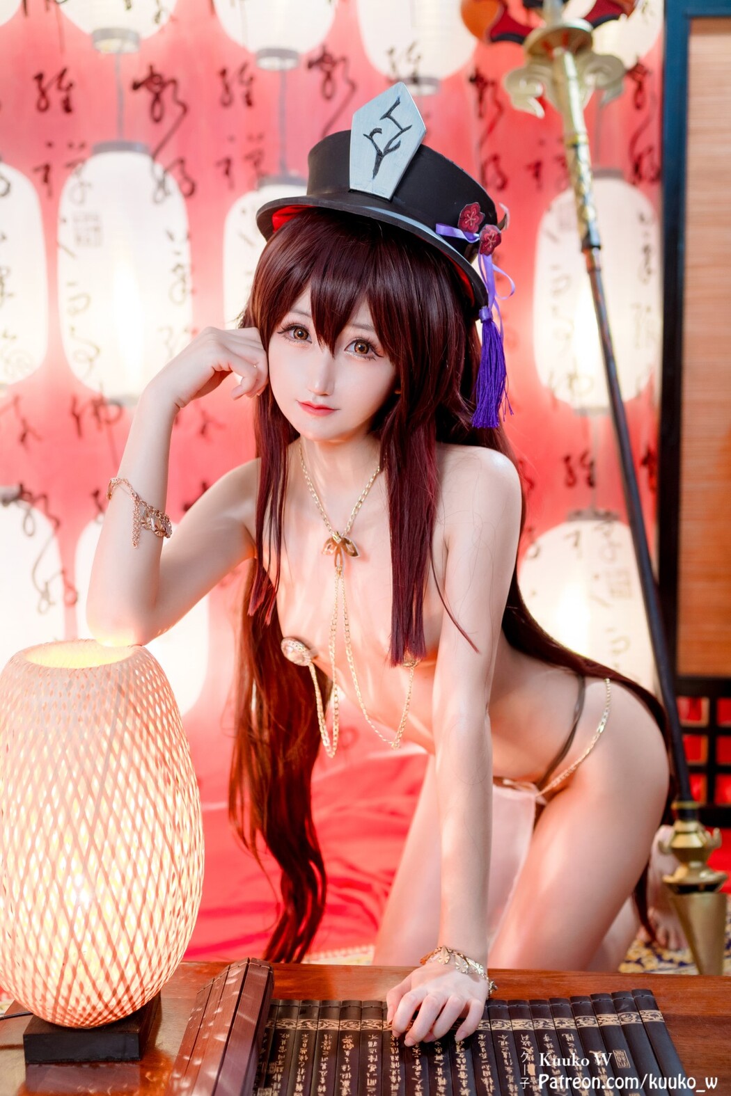 Coser@Kuuko W – Hu Tao Lingerie