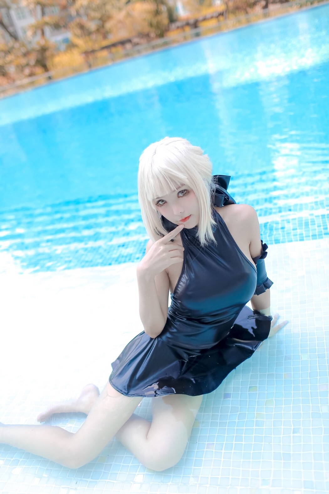 Coser@Kitkat Cosplay 9 – Saber Alter Swimsuit