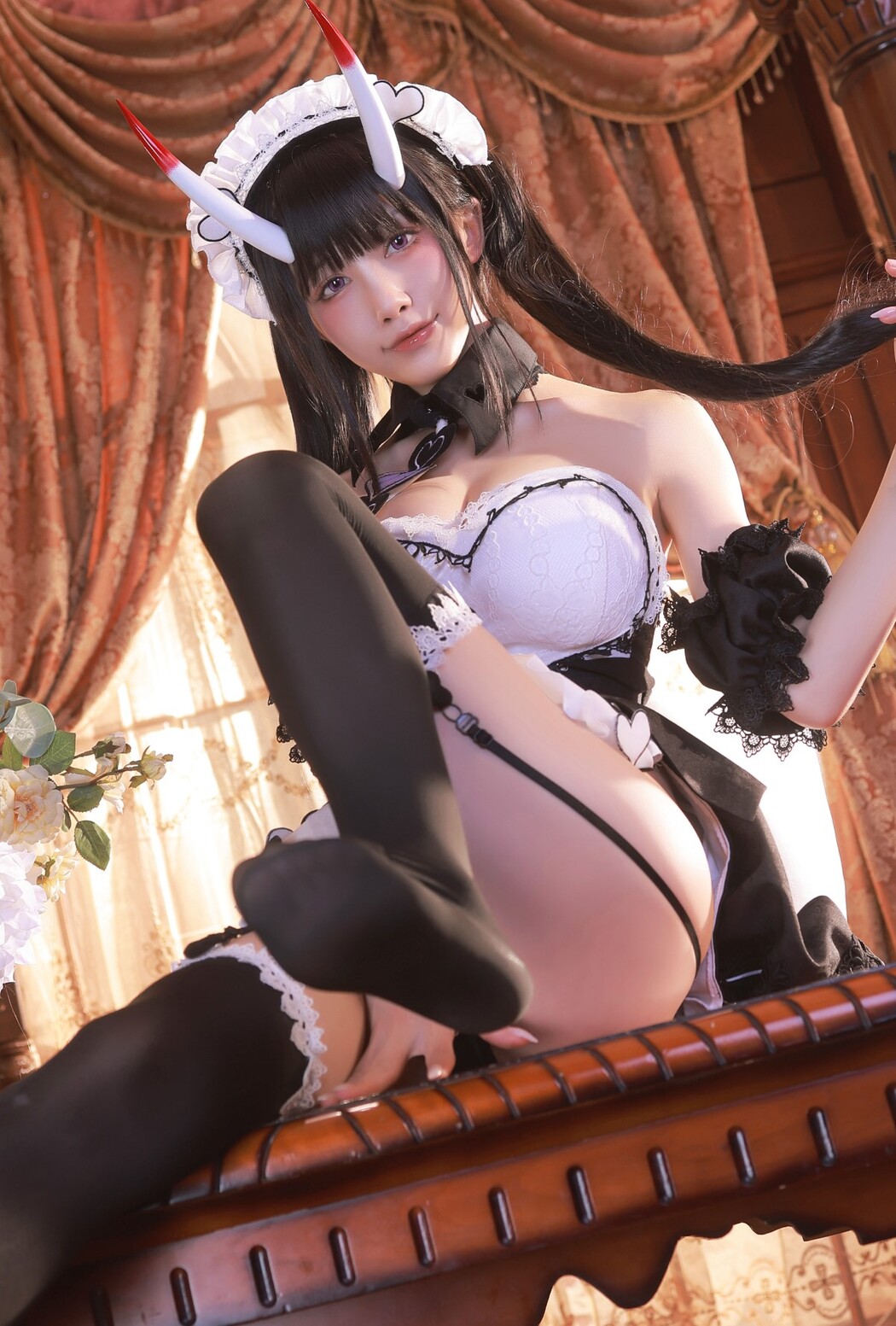 Coser@水淼Aqua Vol.129 AzurLane诺西罗女仆