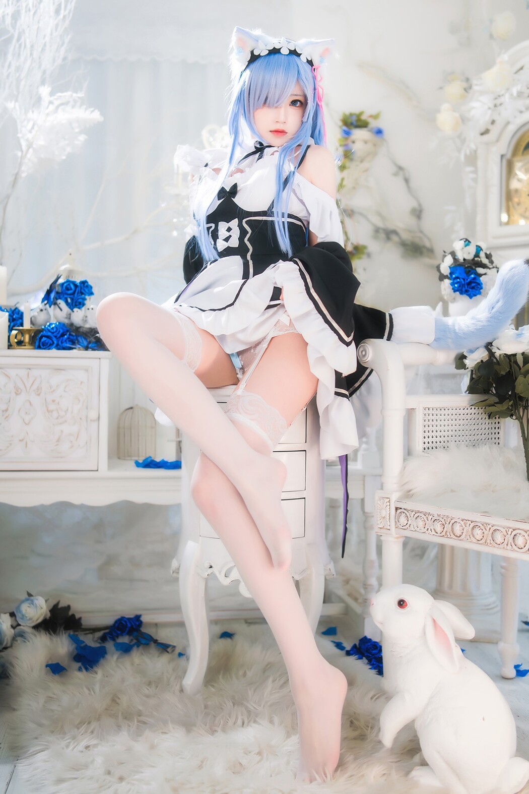 Coser@桜桃喵 Vol.132 长发蕾姆 Cover Photo