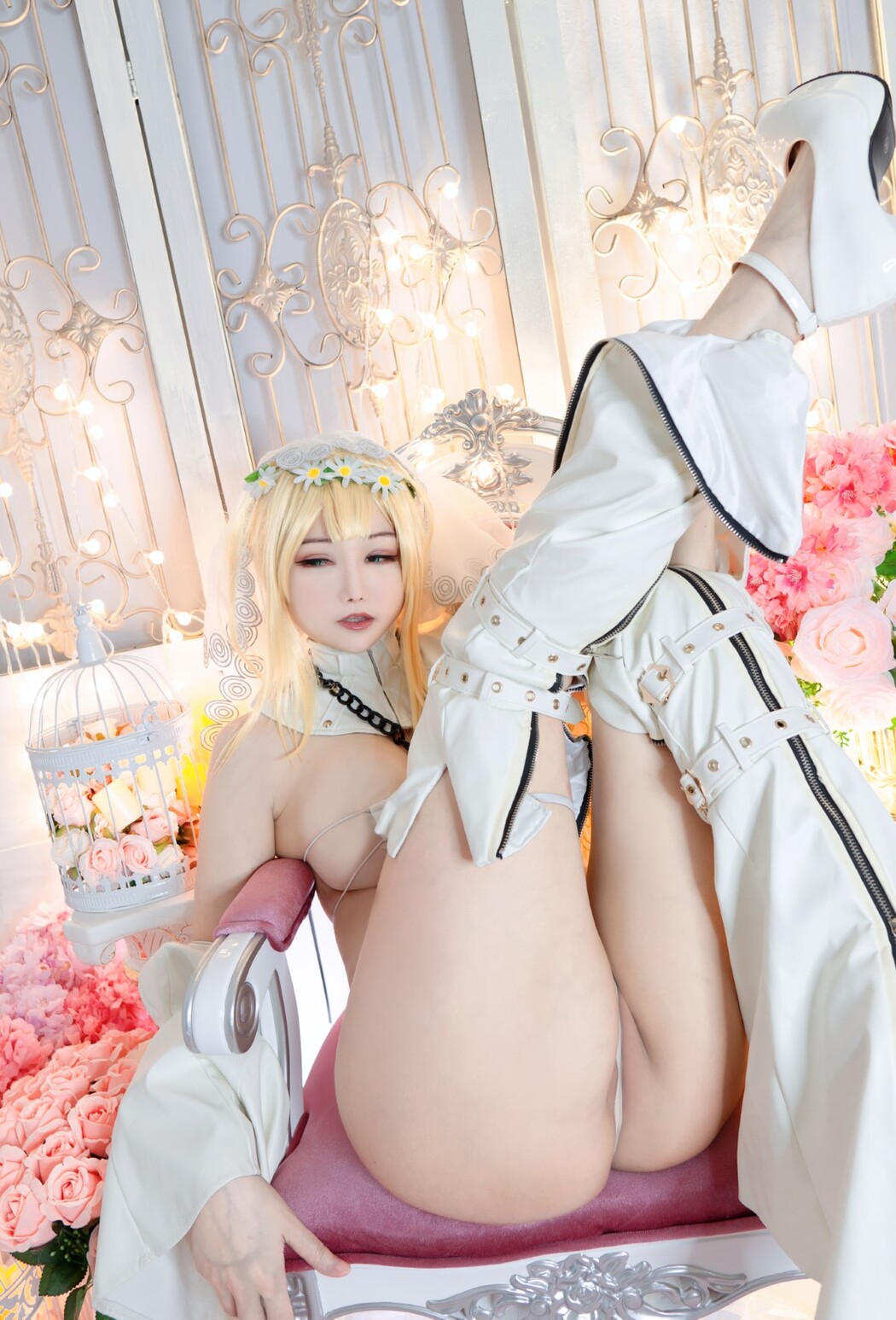 Coser@Kitkat Cosplay 9 – Nero Bride Mini Bikini