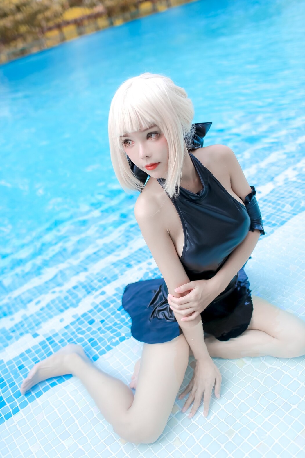 Coser@Kitkat Cosplay 9 – Saber Alter Swimsuit