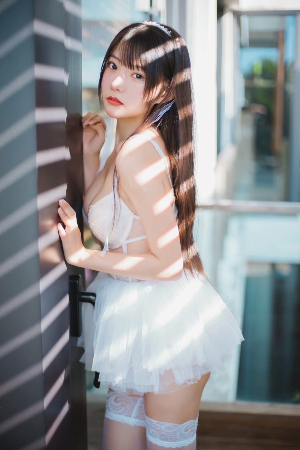 Coser@香草喵露露 No.041 杨枝甘露 白色纱裙