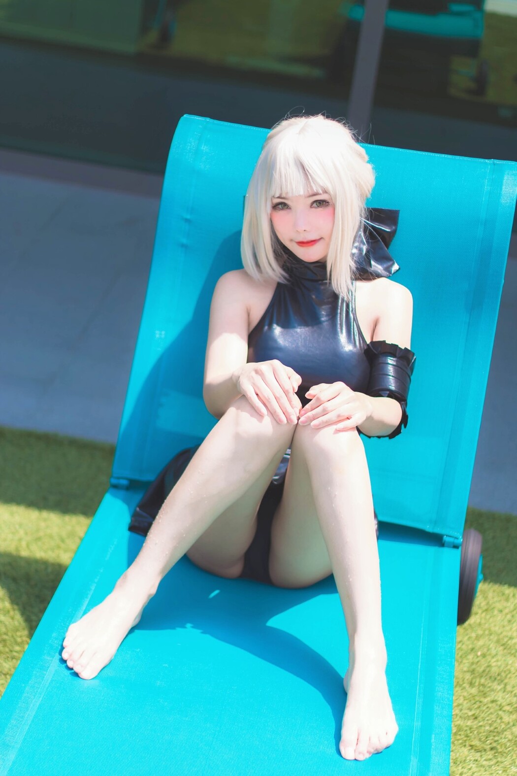 Coser@Kitkat Cosplay 9 – Saber Alter Swimsuit