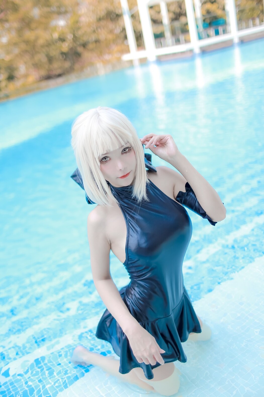 Coser@Kitkat Cosplay 9 – Saber Alter Swimsuit