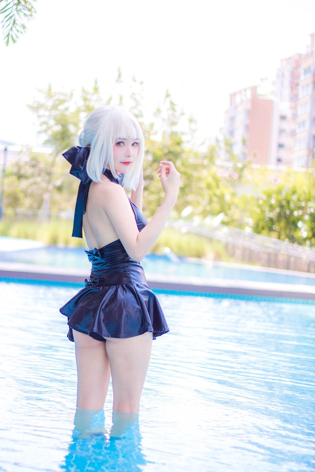 Coser@Kitkat Cosplay 9 – Saber Alter Swimsuit