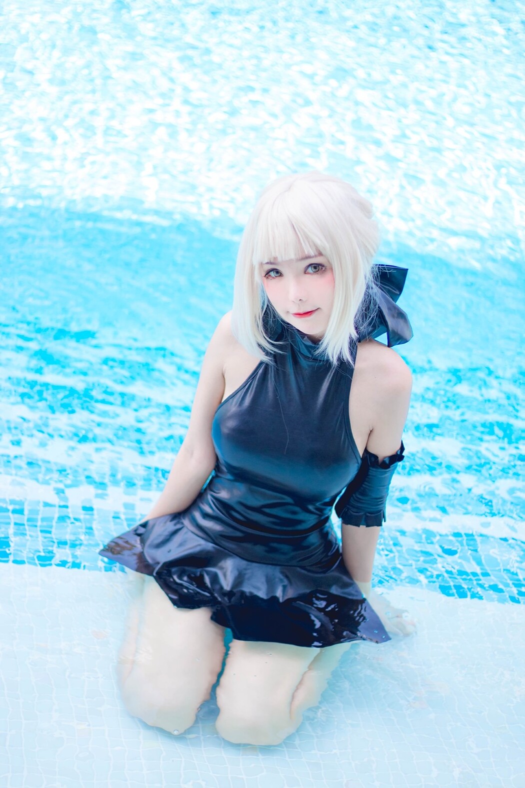 Coser@Kitkat Cosplay 9 – Saber Alter Swimsuit