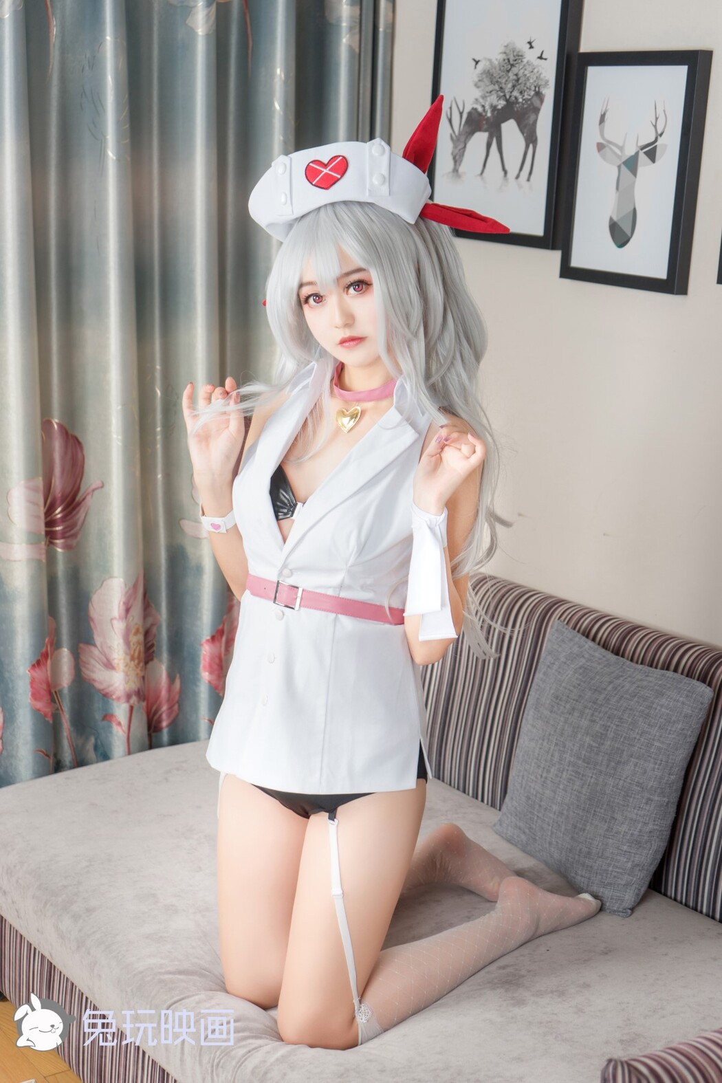 Coser@兔玩映画 Vol.018 恶魔护士