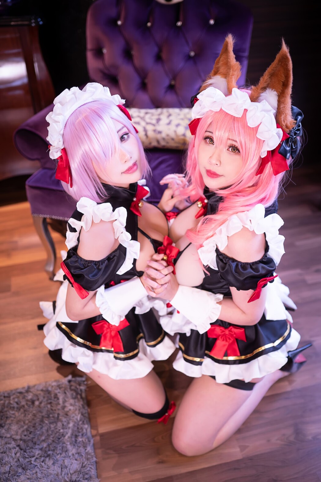 Coser@Hana Bunny And HaneAme – Tamamo Maid And Mashu Kyrielight Maid