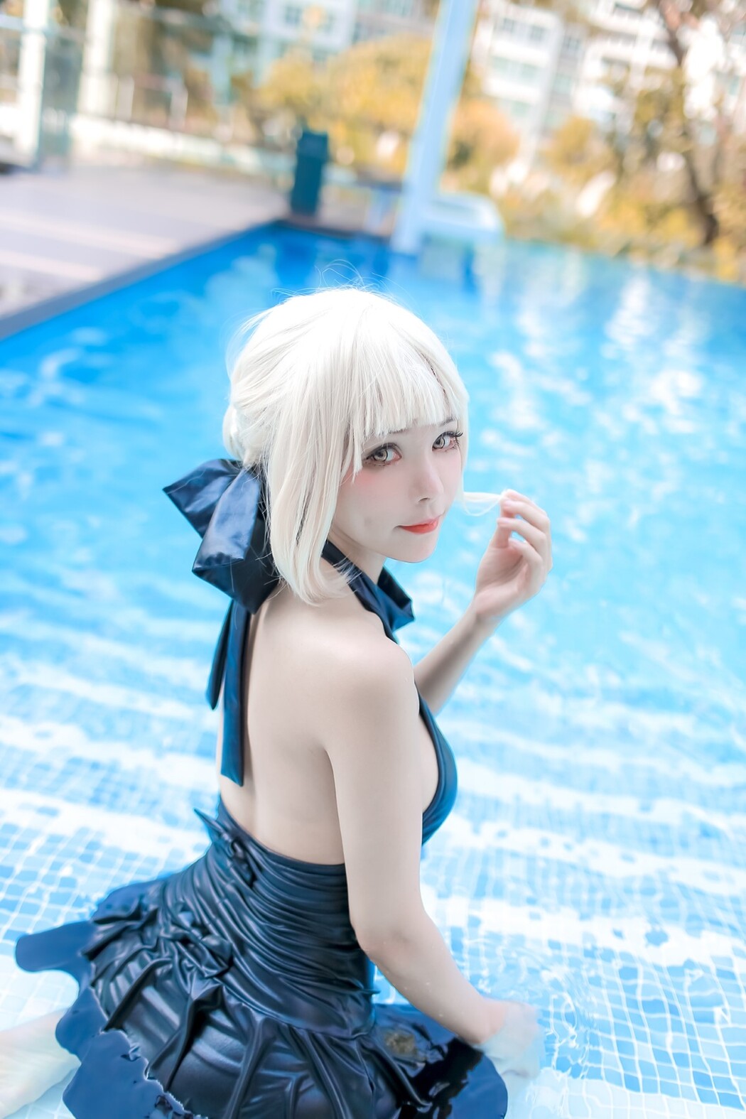 Coser@Kitkat Cosplay 9 – Saber Alter Swimsuit