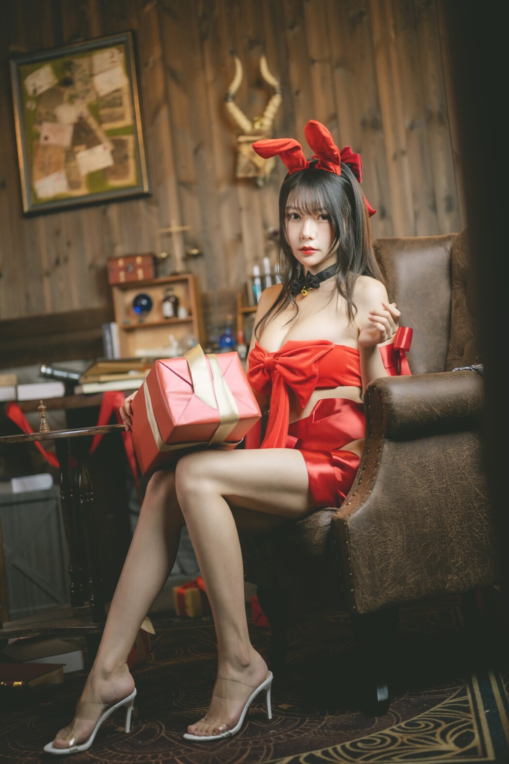 Coser@香草喵露露 No.42 杨枝甘露 红色丝带礼物